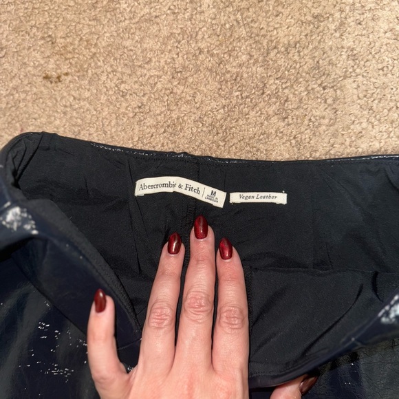 Vegan Leather Mini Skirt By Abercrombie & Fitch - Picture 2 of 2